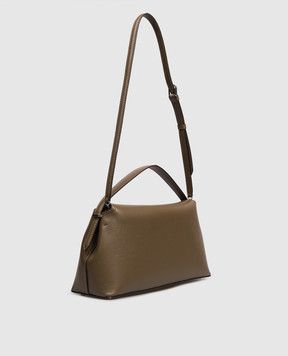 Toteme Khaki leather bag 234WAL961LE0030