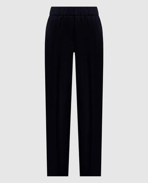 Peserico Blue pants with wool A04572Z03358