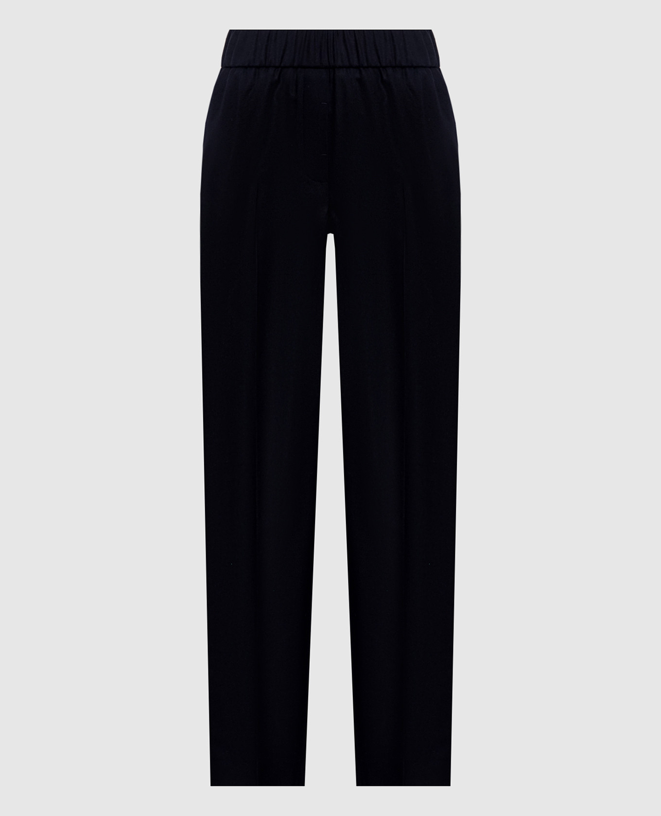 Blue pants with wool