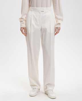 The Row Neriah white pants 10211W3670