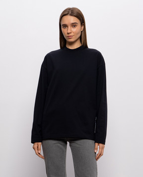 Jil Sander Black long sleeve with logo print J02GC0174J20348