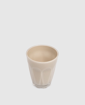 Baci Milano Beige acrylic water glass AGWAAQ21