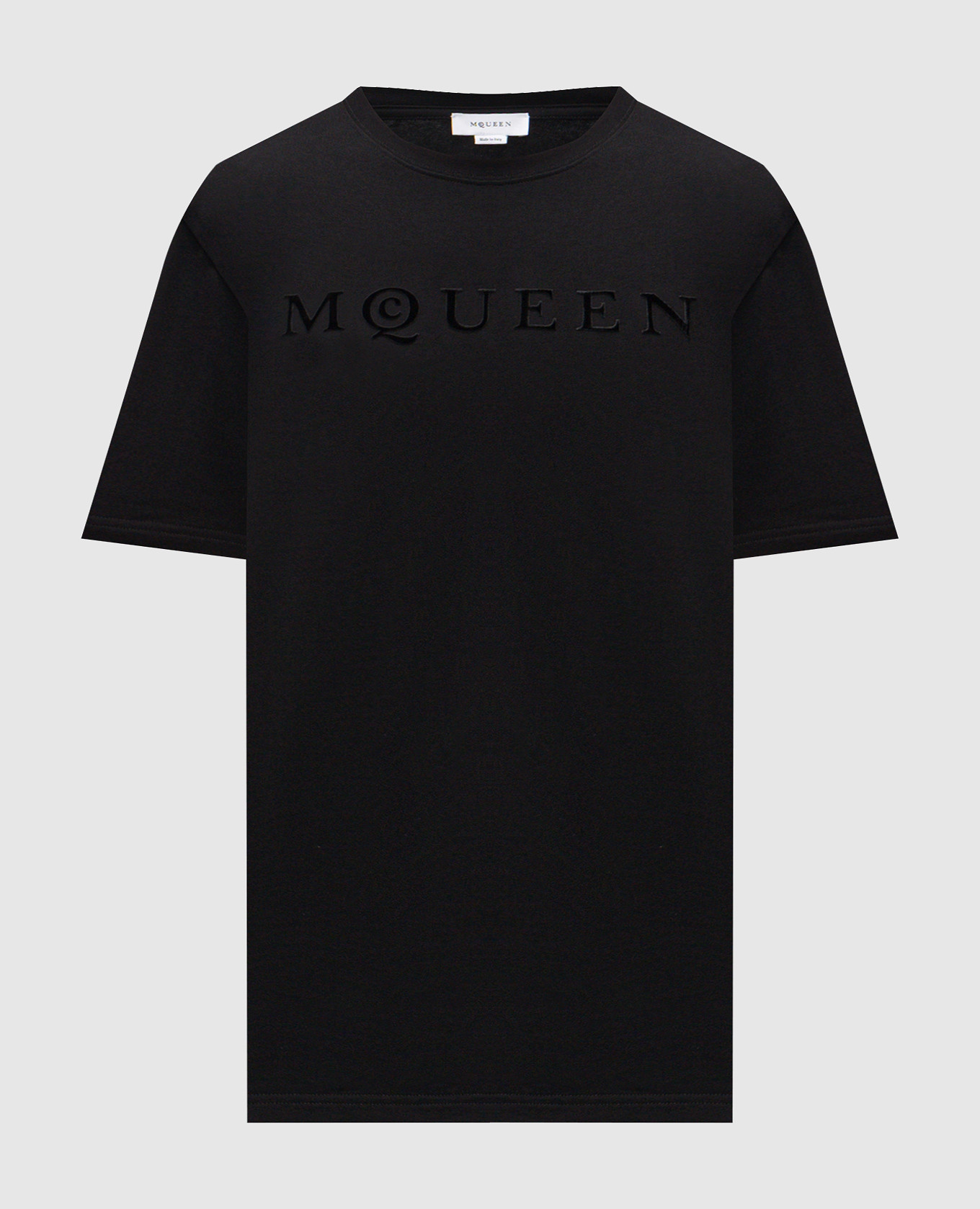 Black T-shirt with logo