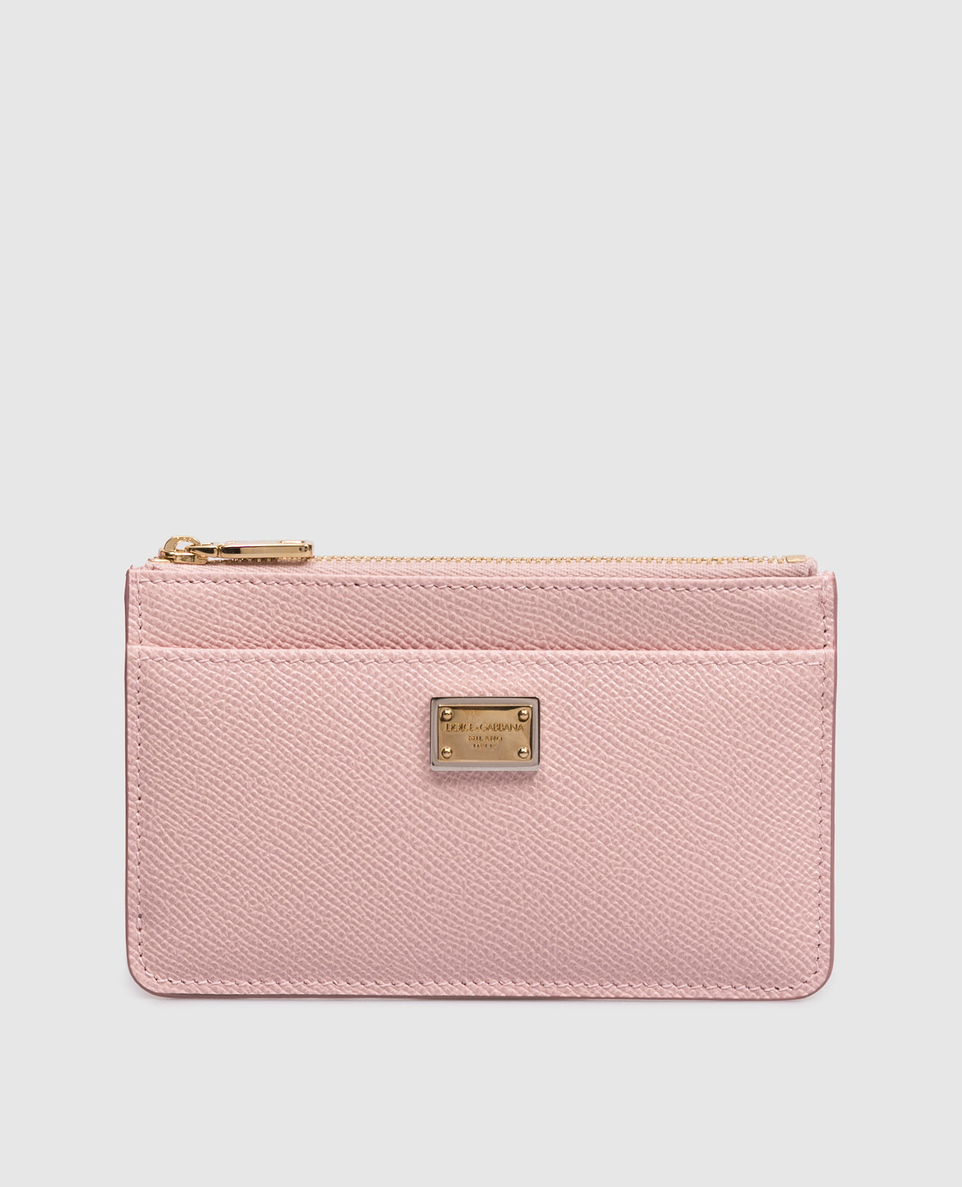 

Pink Dauphine leather cardholder Dolce&Gabbana