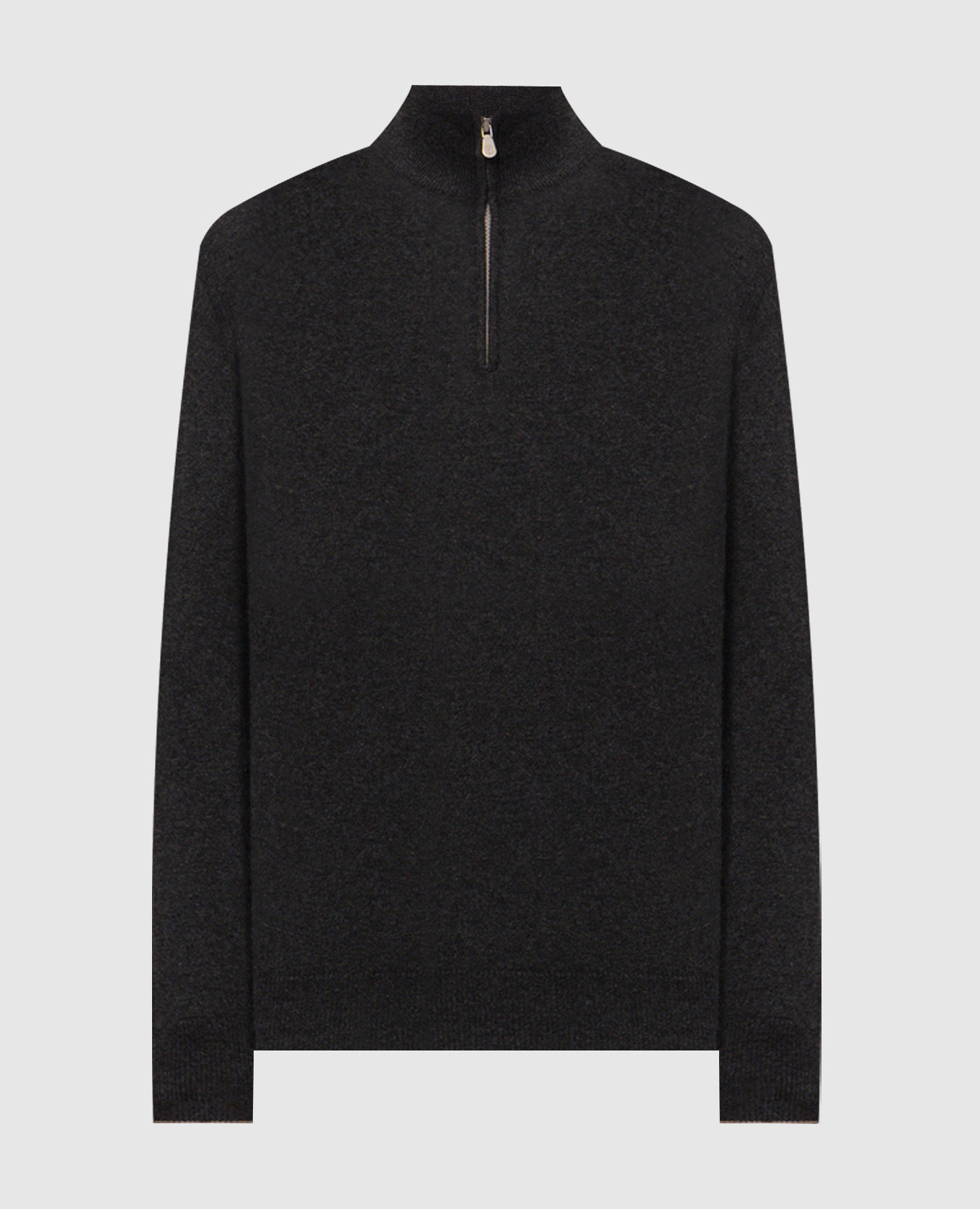 Dark gray cashmere jumper
