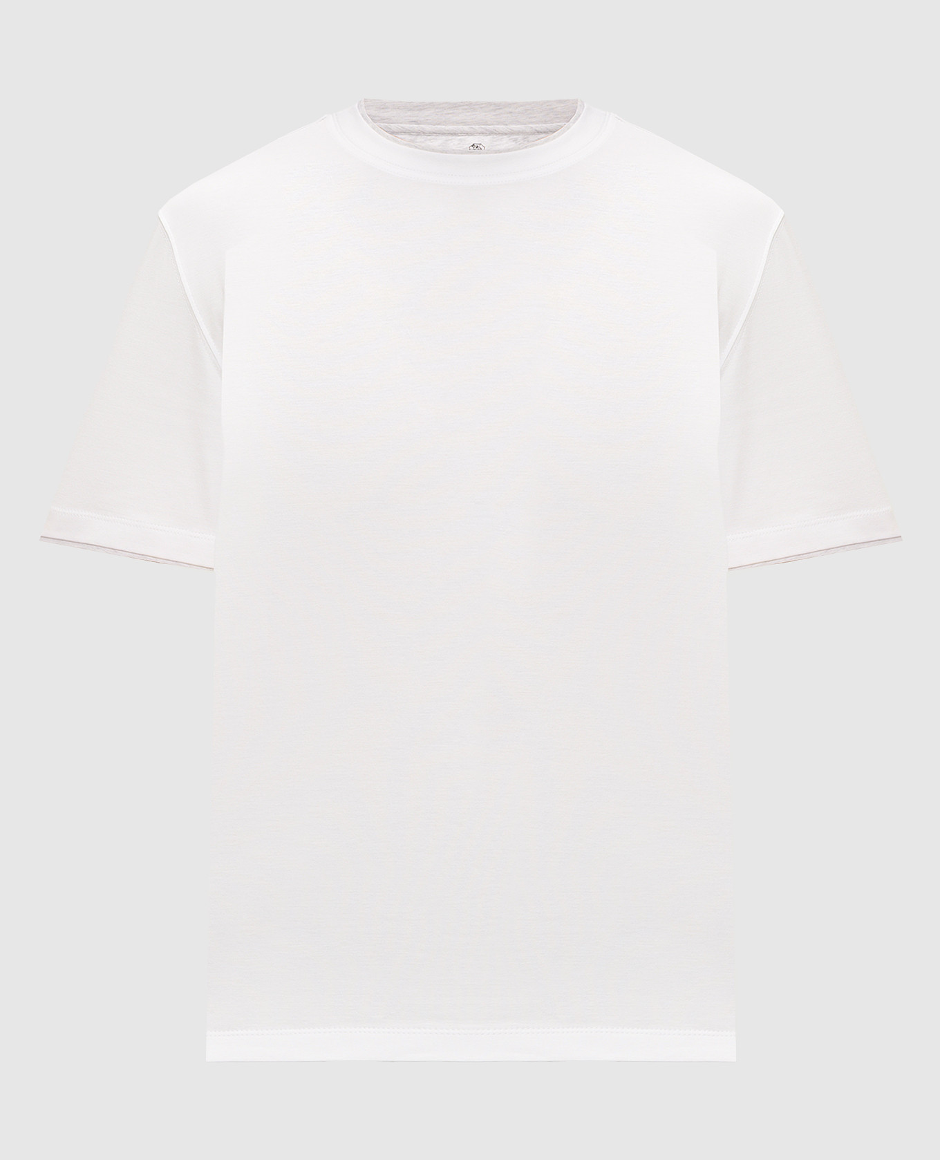 Ivory layered T-shirt