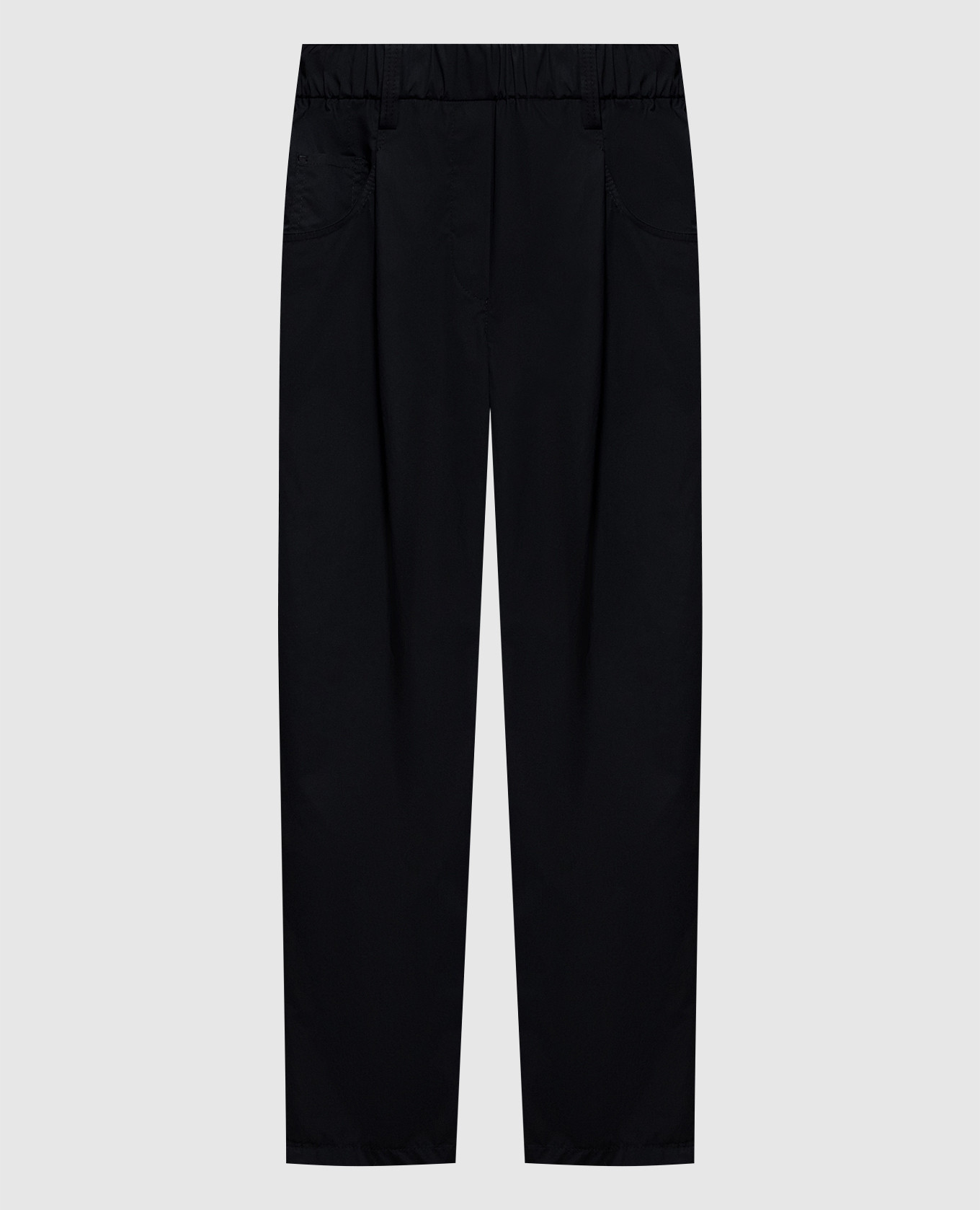 

Black pants with a monil chain Brunello Cucinelli