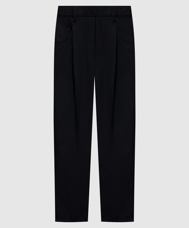 Black pants with a monil chain
