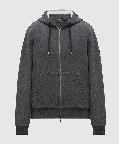 Grey insulated sports jacket
