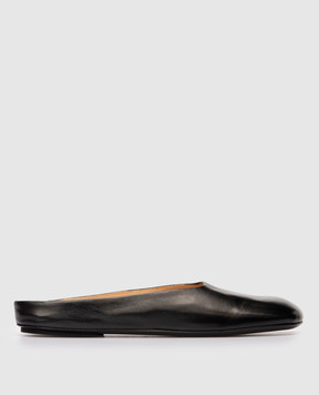 Marsell Bama black leather mules MW8431P015