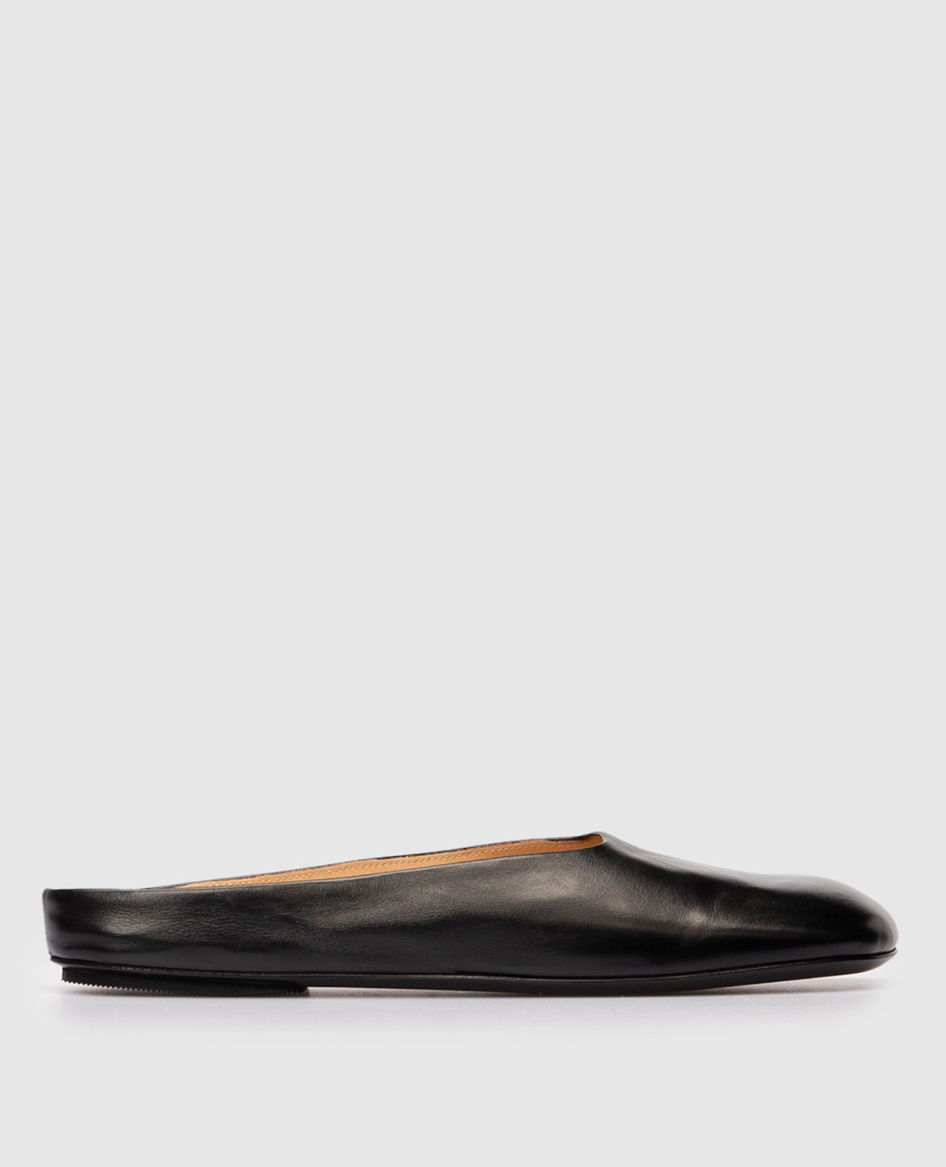 Bama black leather mules