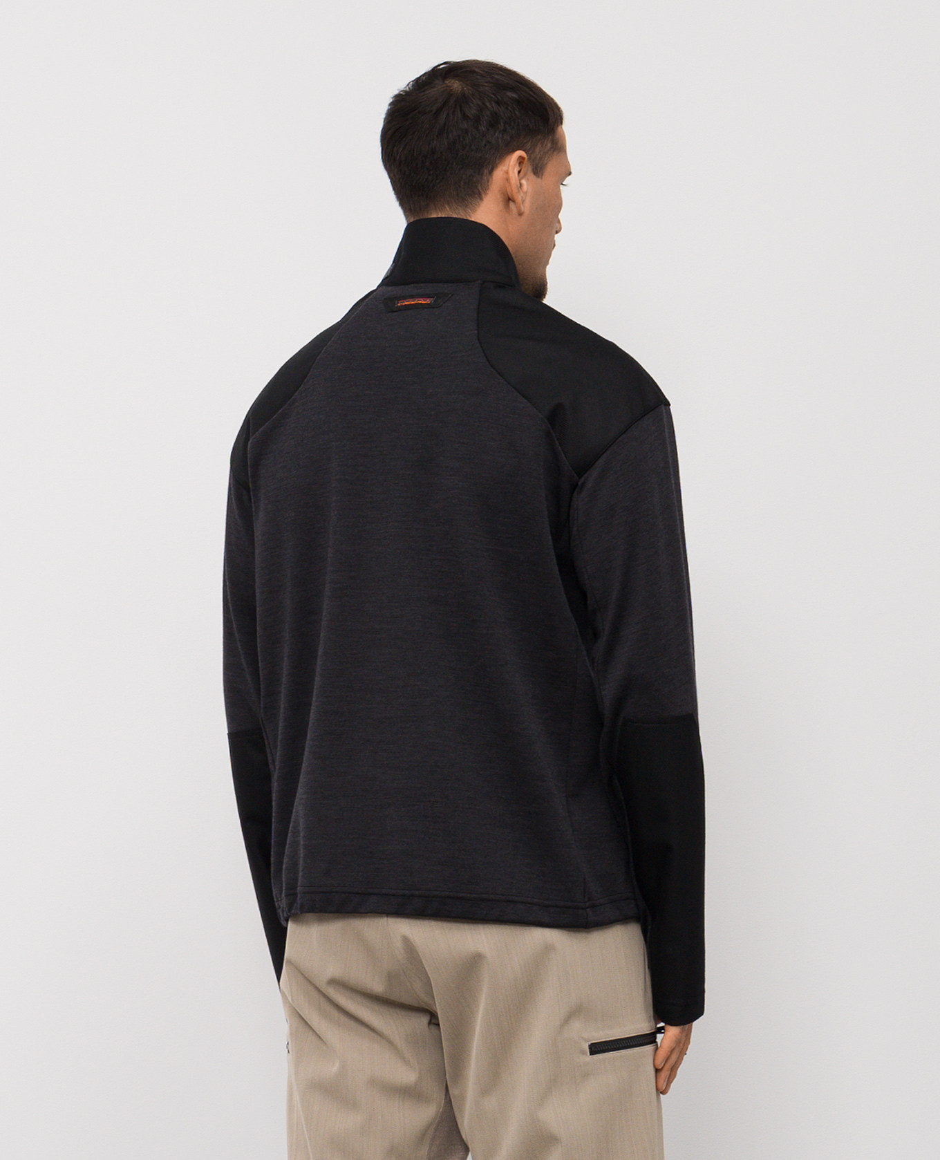 

Grey wool sweatshirt with logo print Sease