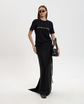 Ann Demeulemeester Eveline black maxi skirt B0010457FA647