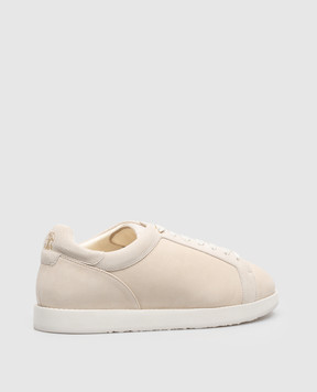 Brunello Cucinelli Beige nubuck sneakers MZUKREM356