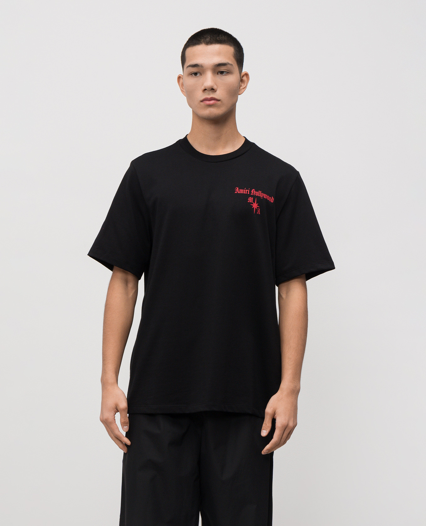 

Black t-shirt with logo print AMIRI