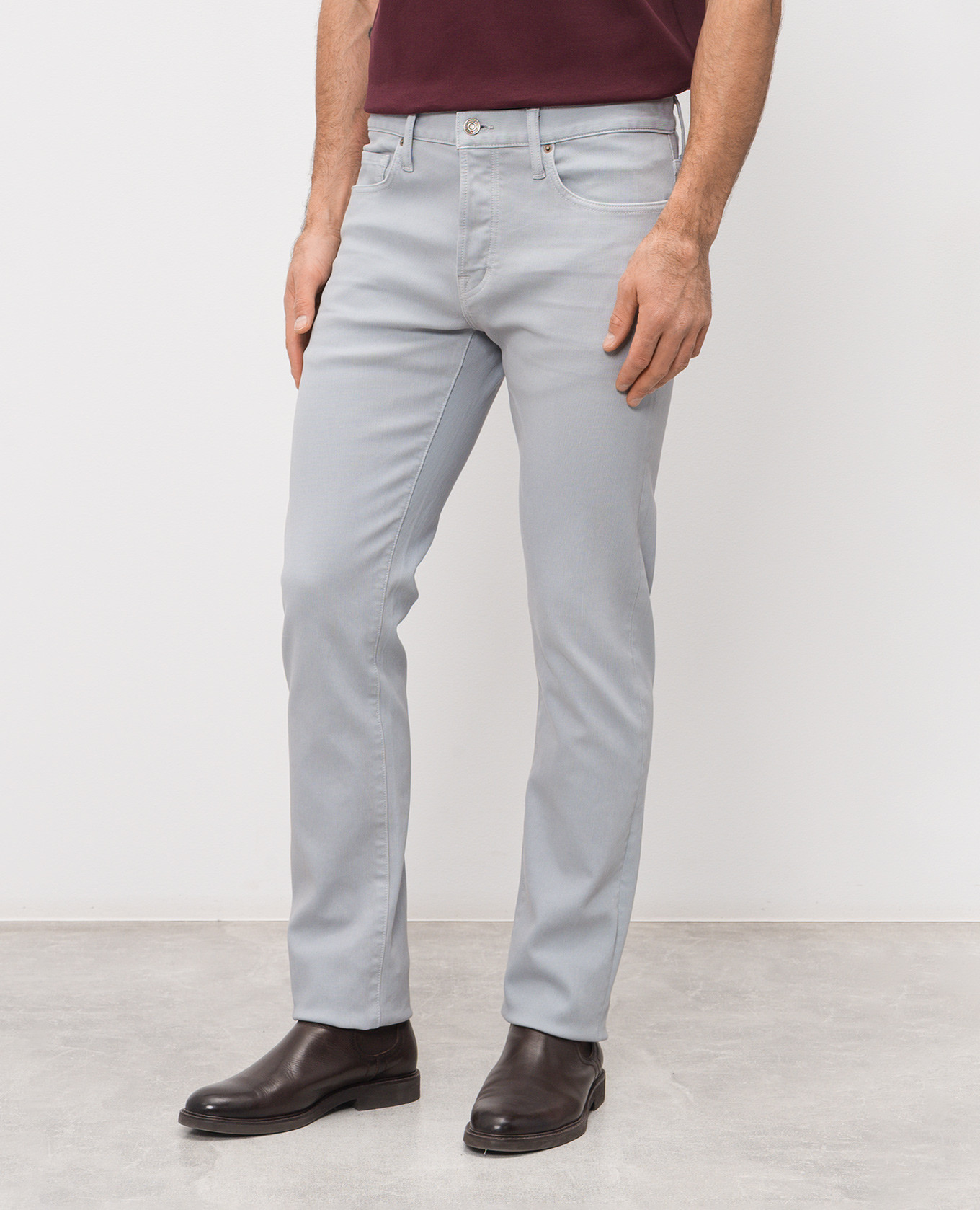 Blue jeans with logo patch Tom Ford 3