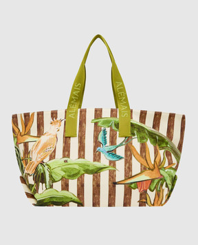 Alemais Beige Toucan Tango shopper 7342A