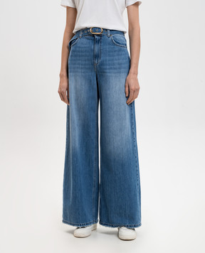 Twinset Blue jeans with a belt 261TP2710
