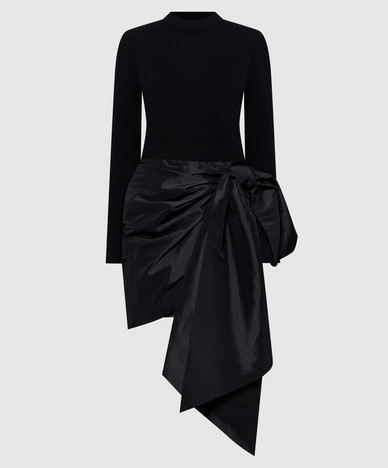 Schwarzes Tedda-Kleid
