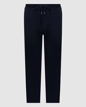 Brunello Cucinelli Blue cashmere sweatpants MM8323243G