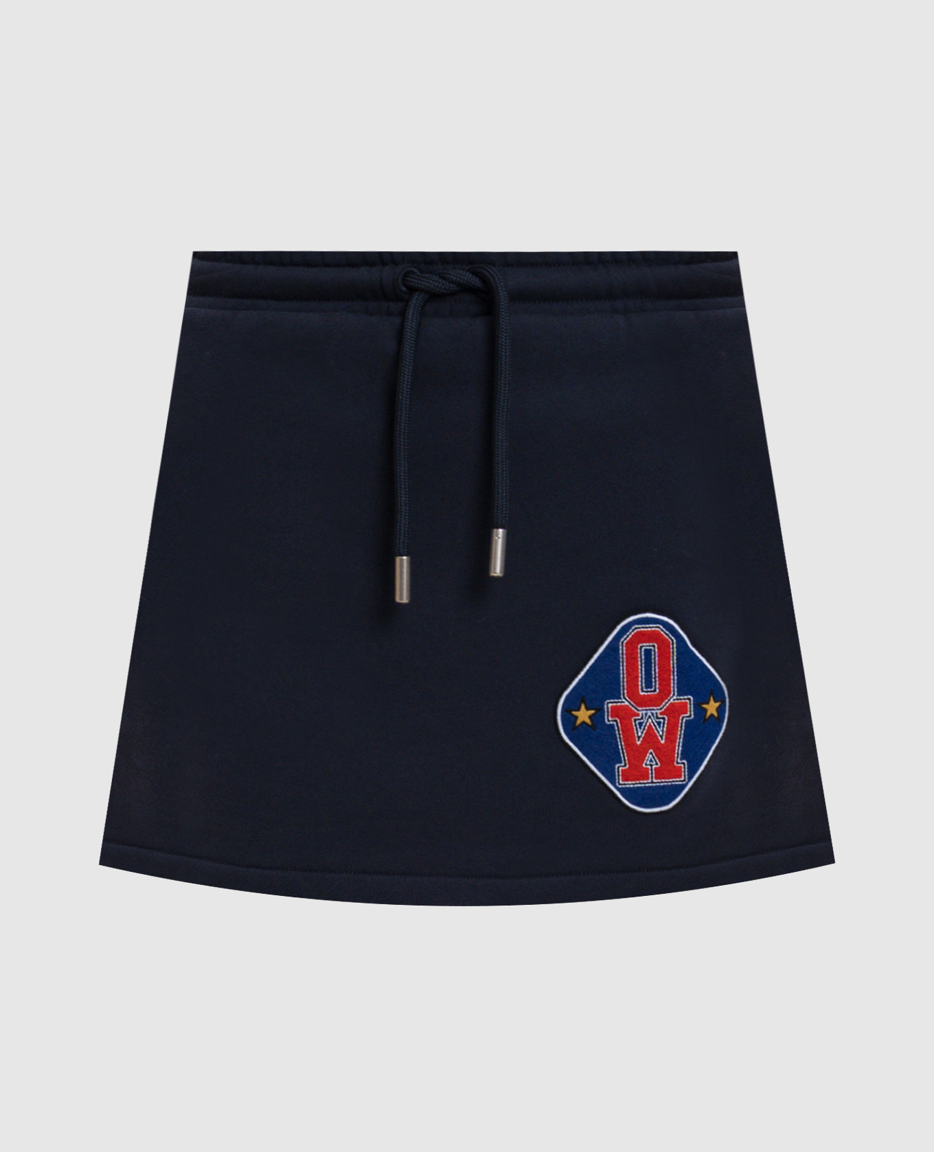 

Blue mini skirt with logo patch Off-White