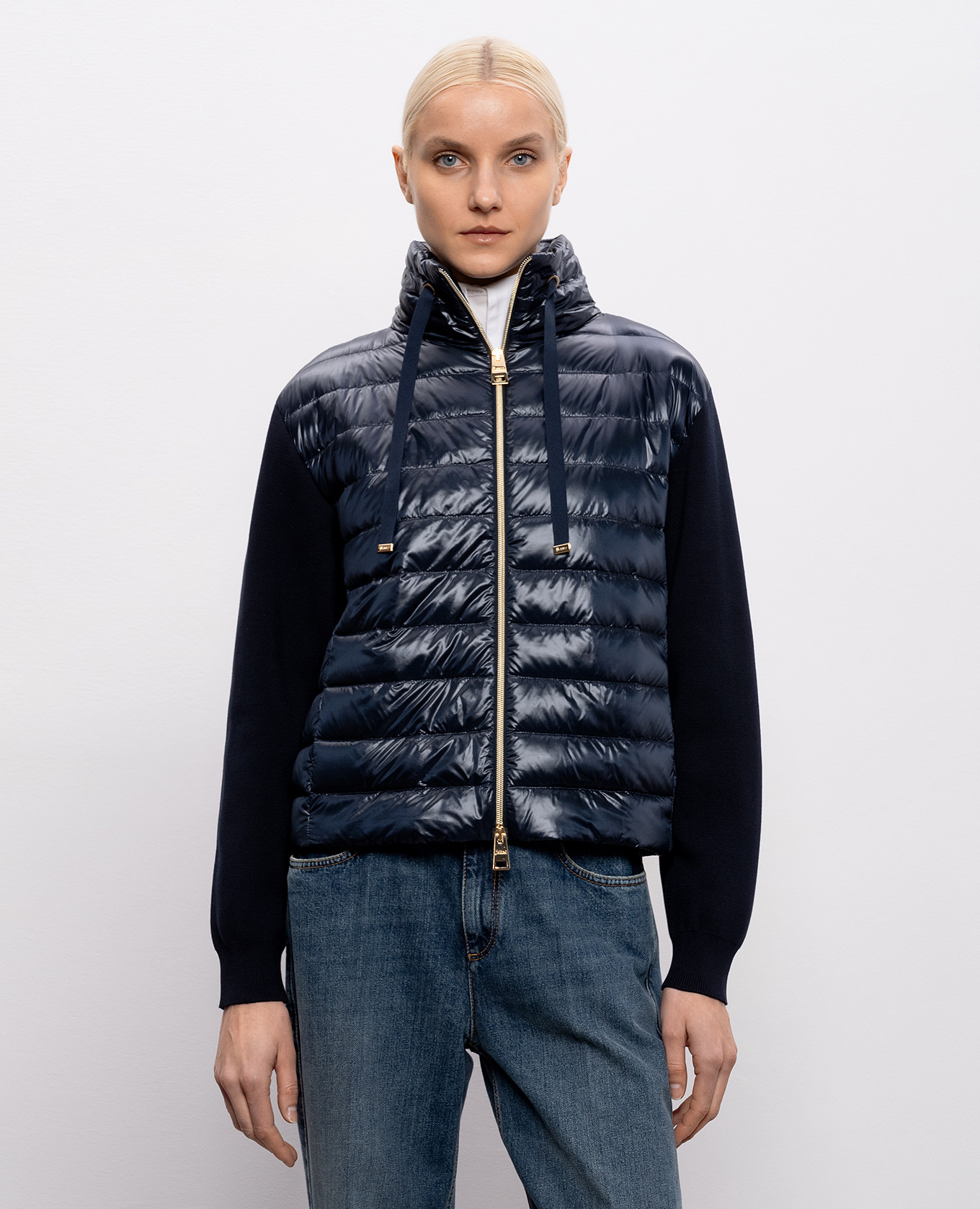 

Blue combination jacket Herno