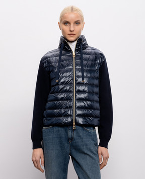 Herno Blue combination jacket MP000155D72098