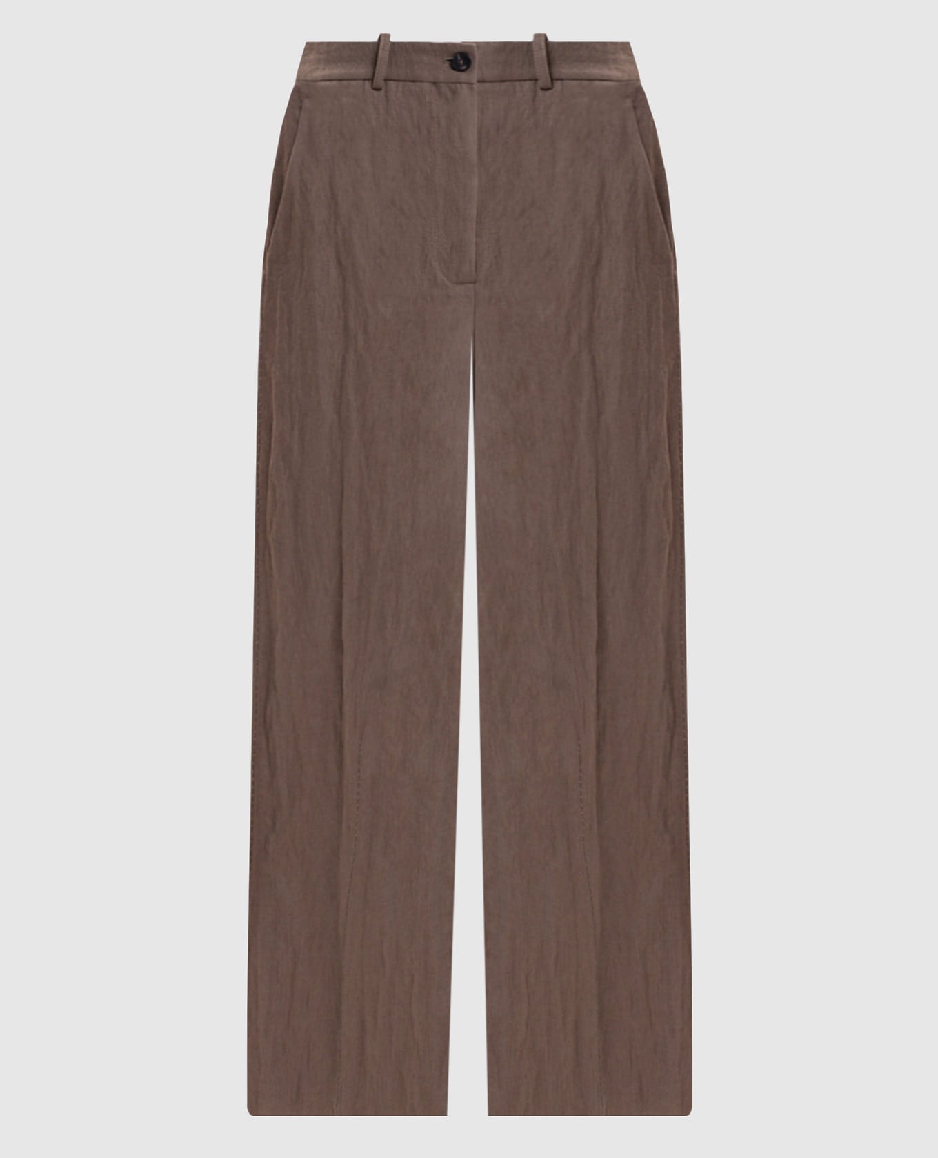 Brown wool pants