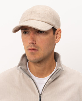 Enrico Mandelli Beige cap CAP4015428