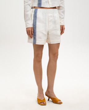 JW Anderson Ivory linen shorts SR0136PG1898
