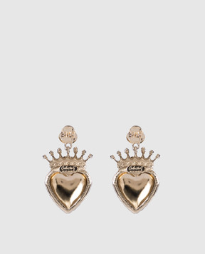 CelesteG Gold heart-shaped earrings 305