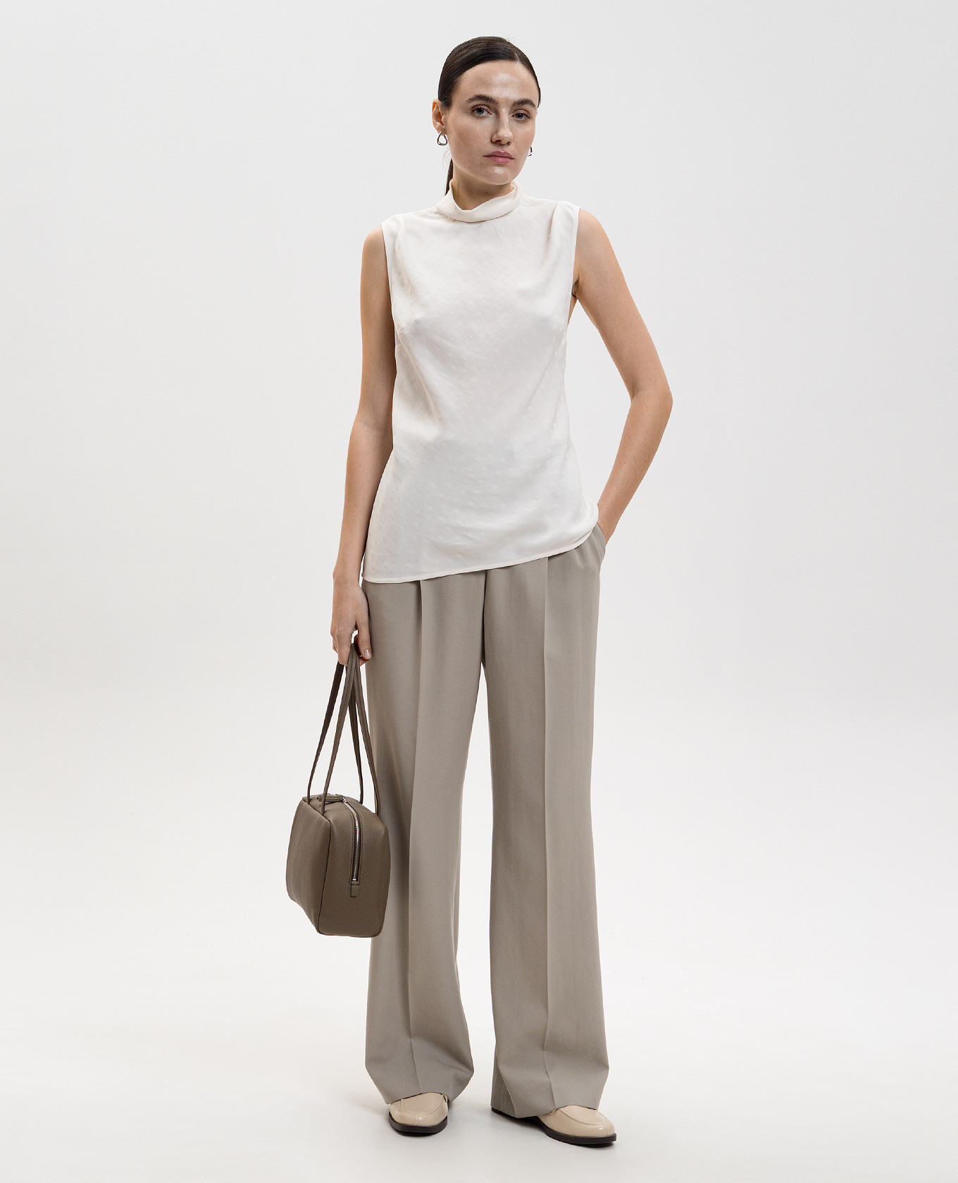 

Taryn white patterned top PROENZA SCHOULER