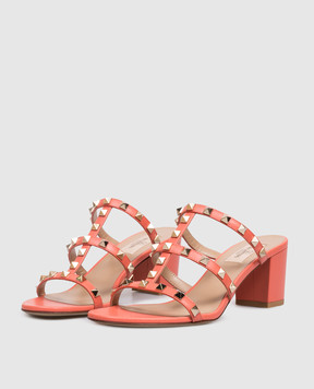 Valentino Pink Rockstud mules 8W2S0C47VOD