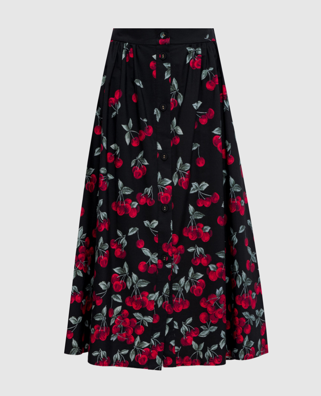 

Black printed midi skirt Twinset