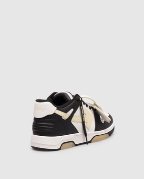 Off-White Out Of Office white leather sneakers with logo OMIA189S26LEA008