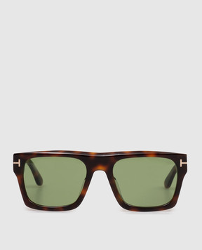 Tom Ford Cyrus brown monogram sunglasses FT1337F