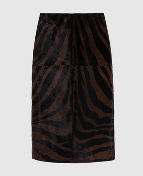 Simkhai Brown leather skirt Tobiana 5263014P