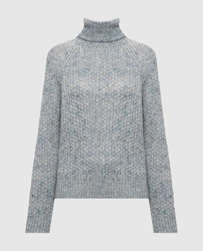 Ermanno Scervino Life Blue alpaca wool sweater D494M502IJT