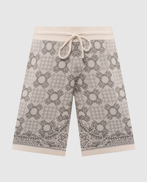 AMIRI Gray MA QUAD shorts AMBMSO1127