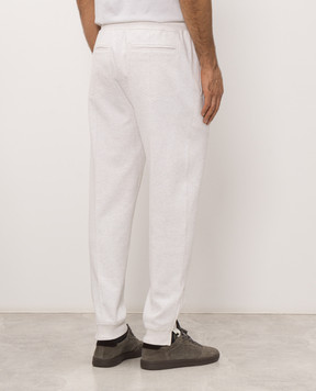 Brunello Cucinelli Ivory joggers MR8073268G