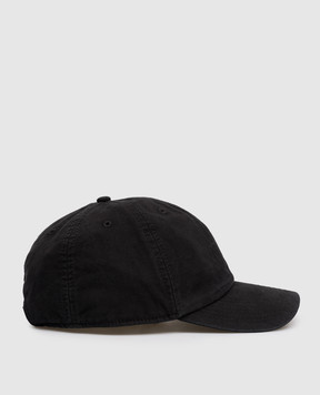 Maison Margiela MM6 Black cap with logo SH0TC0008M35346