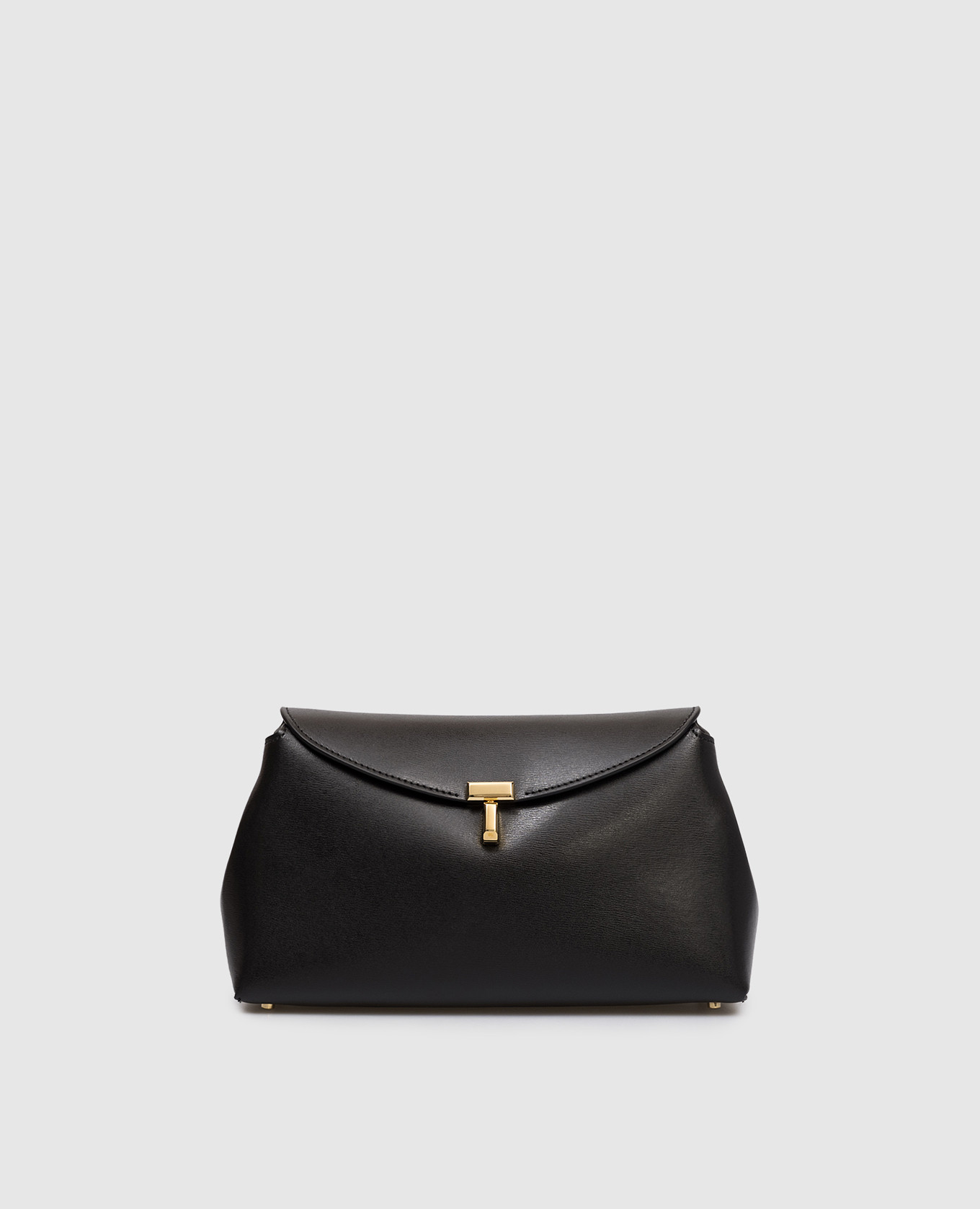 

Black leather T-Lock bag Toteme