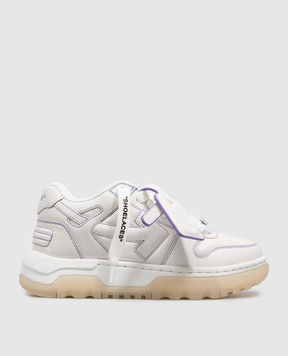 Off-White OOO Chunky white leather sneakers OF05741101