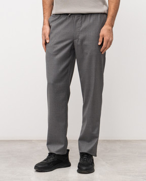 Sease Gray wool pants PT036TN700