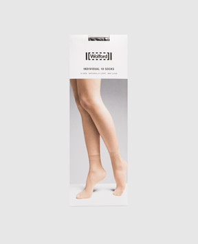 Wolford Black socks INDIVIDUAL 10 den 41260