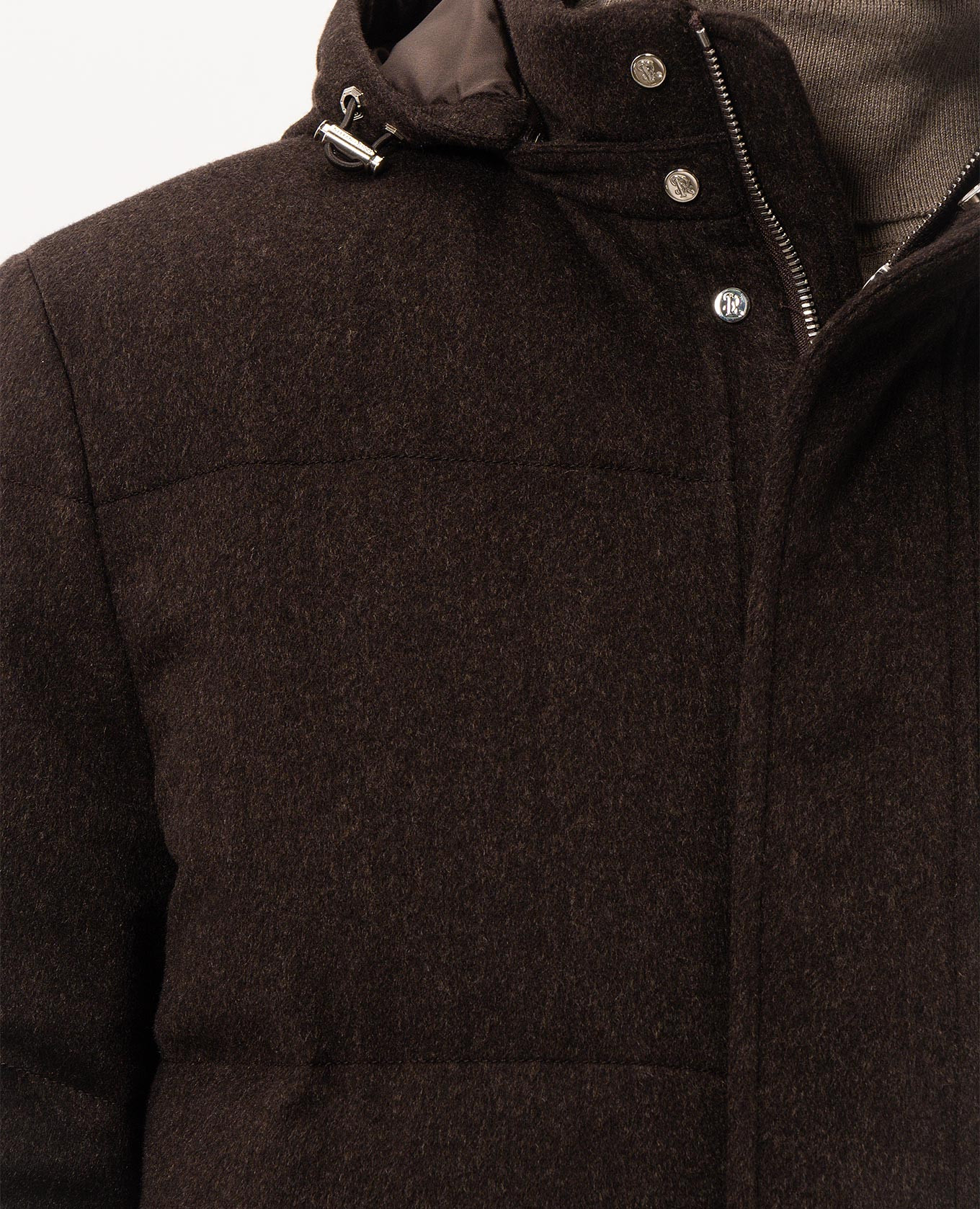 Brown cashmere down jacket Stefano Ricci 5