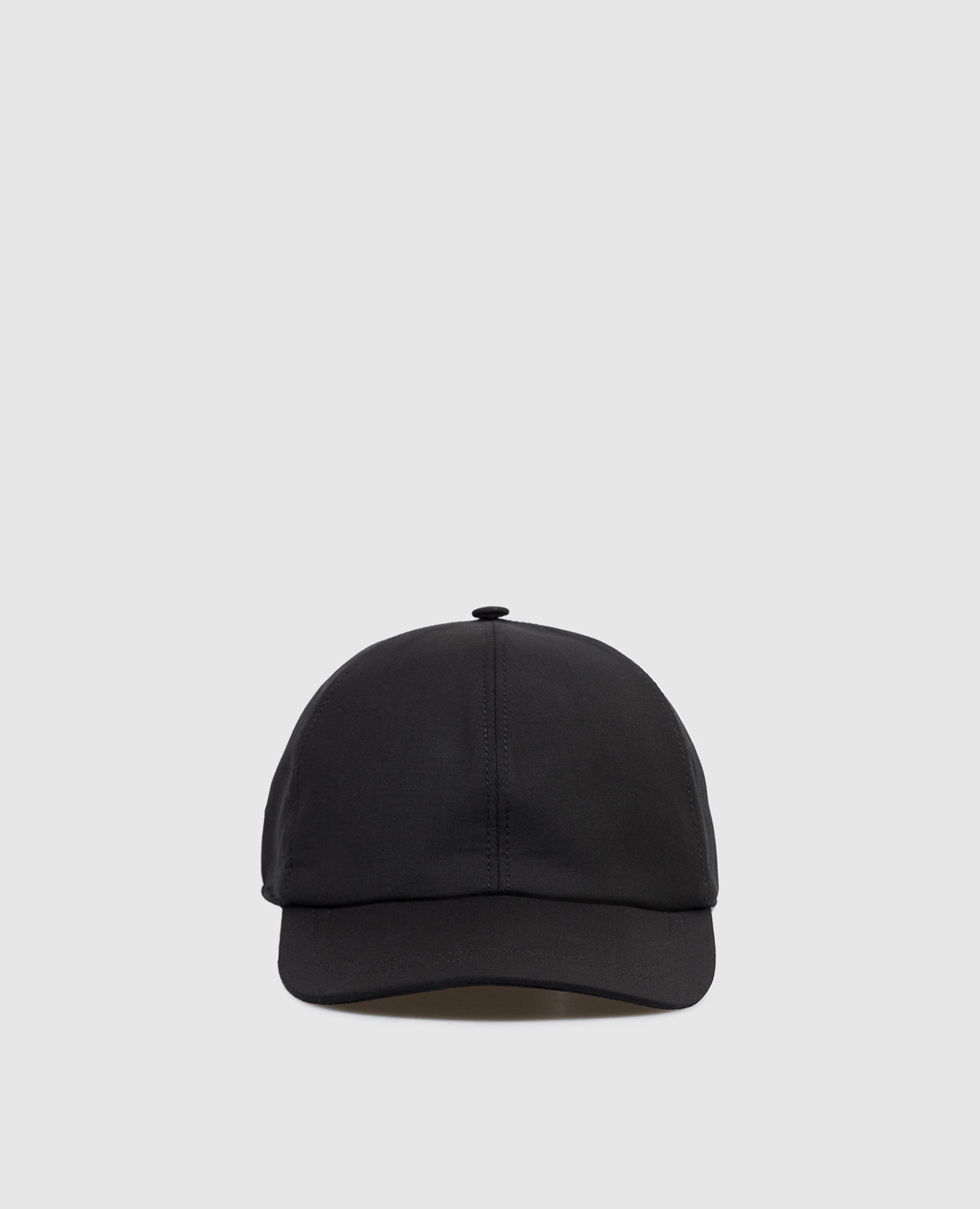 

Black wool cap CAPOBIANCO