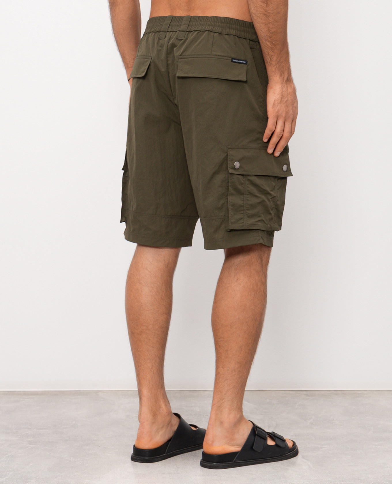 

Khaki swim shorts Dolce&Gabbana