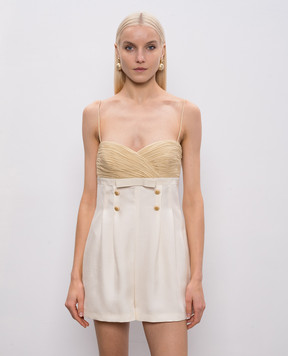 Valentino Beige silk jumpsuit 8B3VE3R590G