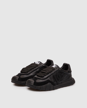 Dolce&Gabbana Dg Athletic black leather sneakers CS2384A0569